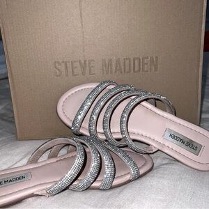 Steven Madden sandals with bling